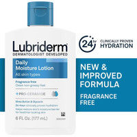 Hand and Body Moisturizer Lubriderm® 16 oz. Pump Bottle Unscented Lotion CHG Compatible 00052800483231 Pack of 1