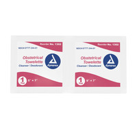 Obstetrical Wipe Dynarex Individual Packet Alcohol Scented 1 Count 1302 Box/100 1302 DYNAREX CORP. 809780_BX
