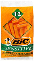 Razor Bic® Sensitive Single Blade Disposable 07033070841 Pack of 12 1271493 Bic® Sensitive 785314_PK