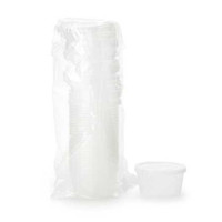 Denture Cup Dawn Mist 8 oz. Clear Snap-On Lid Reusable DCPC Case/250 DCPC DUKAL CORPORATION 626309_CS