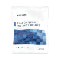 Instant Cold Pack McKesson General Purpose Large 6.8 X 9 Inch Soft Cloth Disposable 59-79C Each/1 59-79C MCK BRAND 521483_EA