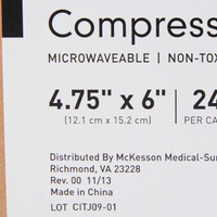 Hot / Cold Pack McKesson Small Reusable 4.75 X 6 Inch 59-46R Case/24 59-46R MCK BRAND 521488_CS