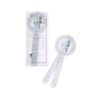 Goniometer Baseline 0 - 360 Degree Head with Three ISOM Scales Inches and Centimeters 12 Inch 12-1000 Each/1 12-1000 FABRICATION ENTERPRISES 258549_EA