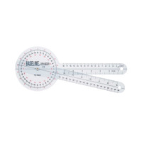 Goniometer Baseline 0 - 360 Degree Head with Three ISOM Scales Inches and Centimeters 12 Inch 12-1000 Each/1 12-1000 FABRICATION ENTERPRISES 258549_EA