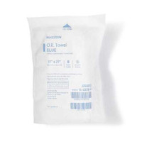 O.R. Towel McKesson 17 W X 27 L Inch Blue Sterile 16-6008-B Case/80 16-6008-B MCK BRAND 277863_CS