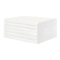 Washcloth Premium 12 X 12.75 Inch White Reusable V11-12127P Each/1 V11-12127P LEW JAN TEXTILE 1043009_EA