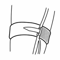 Leg Strap Kim Clark 2 X 24 Inch 36600 Box/10 36600 HALYARD SALES LLC 236078_BX