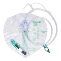Urinary Drain Bag Bard Anti-Reflux Valve 2000 mL Vinyl 154002 Each/1 154002 BARD MEDICAL DIVISION 146120_EA