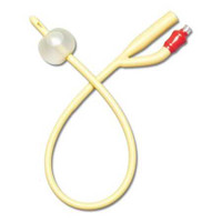 Foley Catheter Medline 2-Way 10 cc Balloon 18 Fr. Silicone Coated Latex DYND11758 Each/1 DYND11758 MEDLINE 527627_EA