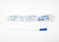 Urethral Catheter Cure Catheter Straight Tip 8 Fr. 6 Inch F8 Each/1 F8 CURE MEDICAL 761795_EA