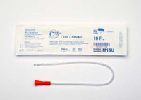 Urethral Catheter Cure Pocket Cath Straight Tip 16 Fr. 16 Inch M16U Each/1 M16U CURE MEDICAL 971410_EA