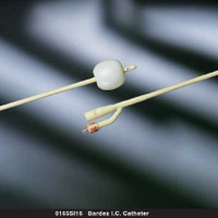 Foley Catheter Bardex I.C. 2-Way Standard Tip 5 cc Balloon 20 Fr. Silver Hydrogel Coated Latex 0165SI20 Case/12 0165SI20 BARD MEDICAL DIVISION 288705_CS