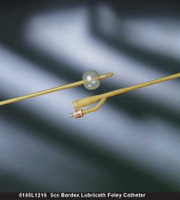 Foley Catheter Bardex Lubricath 2-Way Standard Tip 5 cc Balloon 22 Fr. Hydrophilic Polymer Coated Latex 0165L22 Case/12 0165L22 BARD MEDICAL DIVISION 159905_CS