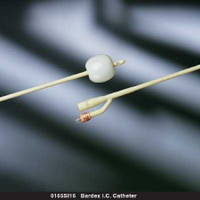 Foley Catheter Bardex I.C. 2-Way Standard Tip 5 cc Balloon 24 Fr. Silver Hydrogel Coated Latex 0165SI24 Case/12 0165SI24 BARD MEDICAL DIVISION 288706_CS