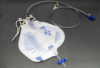 Urinary Drain Bag AMSure Anti-Reflux Valve 2000 mL AS322 Case/20 AS322 AMSINO INTERNATIONAL INC 693895_CS