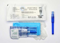 Intermittent Catheter Kit Cure Twist Female / Straight Tip 8 Fr. T8K Each/1 T8K CURE MEDICAL 1034689_EA