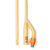 Foley Catheter 2-Way Standard Tip 5 cc Balloon 16 Fr. Silicone Coated Latex 4936 Case/10 4936 DYNAREX CORP. 735217_CS