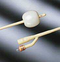 Foley Catheter Bardex I.C. 2-Way Straight Tip 30 cc Balloon 20 Fr. Silver Alloy Coated Latex 0166SI20 Case/12 BARD MEDICAL DIVISION 310194_CS