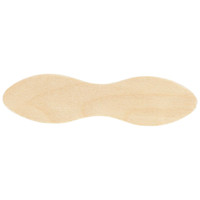 Medical Spoon McKesson Double Ended Tan Wood 24-625 Box of 1 24-625 McKesson 473482_BX