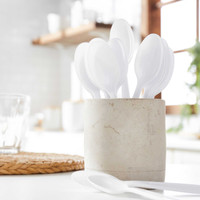 Spoon McKesson Heavy Weight White Polypropylene 16-4597 Case of 1000 16-4597 McKesson 959248_CS