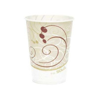 Drinking Cup Solo 9 oz. Symphony Print Wax Coated Paper Disposable R9N-J8000 SL/100 R9N-J8000 SOLO/SWEETHEART CUP COMPANY 972518_SL