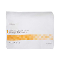 Conforming Bandage McKesson Poly Blend 4 Inch X 4-1/10 Yard Roll NonSterile 16-013 BG/12 16-013 MCK BRAND 993034_BG