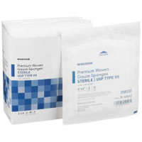 USP Type VII Gauze Sponge McKesson Cotton Gauze 12-Ply 4 X 4 Inch Square Sterile 16-42442 Box/50 16-42442 MCK BRAND 446047_BX