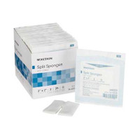 I.V. / Drain Split Dressing McKesson Poly / Rayon Blend 2 X 2 Inch Square Sterile 16-4226 Pack/2 16-4226 MCK BRAND 446055_PK