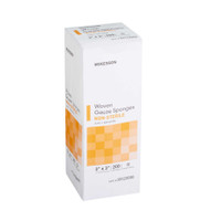 Gauze Sponge McKesson 3 x 3 Inch 200 per Pack NonSterile 12-Ply Square 33122000 Box of 200 33122000 McKesson 373776_BX