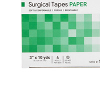 Medical Tape McKesson White 3 Inch x 10 Yard Paper NonSterile 16-47330 Roll of 1 16-47330 McKesson 466889_RL