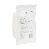 Fluff Bandage Roll McKesson 3-2/5 Inch X 3-3/5 Yard 1 per Pack Sterile 6-Ply Roll Shape 16-4263 Case/96