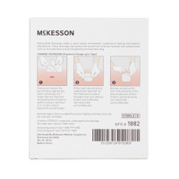 Thin Hydrocolloid Dressing McKesson 2 x 2 Inch Square 1882 Box of 20 1882 McKesson 882980_BX