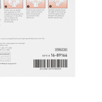Composite Dressing McKesson 6 x 6 Inch Square Sterile Water Resistant Film Backing 16-89166 Pack of 1 16-89166 McKesson 488921_EA