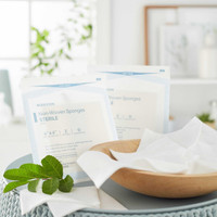 Non-Woven Sponge McKesson Polyester / Rayon 6-Ply 4 X 4 Inch Square Sterile 16-4246 Case/300 16-4246 MCK BRAND 466523_CS