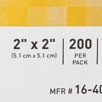 Non-Woven Sponge McKesson Polyester / Rayon 4-Ply 2 X 2 Inch Square NonSterile 16-40224 Pack/200 16-40224 MCK BRAND 482412_PK