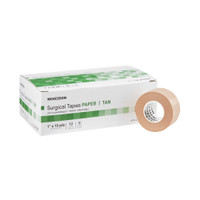 Medical Tape McKesson Paper 1 Inch X 10 Yard NonSterile 16-47310T Box/12 16-47310T MCK BRAND 1055584_BX