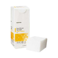 Non-Woven Sponge McKesson Polyester / Rayon 4-Ply 3 X 3 Inch Square NonSterile 93342000 Case/4000 93342000 MCK BRAND 476359_CS