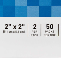 Non-Woven Sponge McKesson Polyester / Rayon 4-Ply 2 X 2 Inch Square Sterile 16-4224 Case/3000 16-4224 MCK BRAND 446032_CS