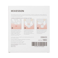 Hydrocolloid Dressing McKesson 4 X 4 Inch Square Sterile 1883 Case/200 1883 MCK BRAND 882982_CS