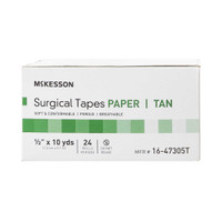 Medical Tape McKesson Paper 0.5 Inch X 10 Yard NonSterile 16-47305T Case/288 16-47305T MCK BRAND 1055585_CS