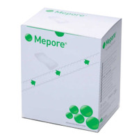 Adhesive Dressing Mepore 2.4 X 2.8 Inch Nonwoven Spunlace Polyester Rectangle White Sterile 670800 Case/480 670800 MOLNLYCKE HEALTH CARE US LLC 324383_CS