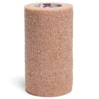 Cohesive Bandage 3M Coban LF 4 Inch X 5 Yard Standard Compression Self-adherent Closure Tan NonSterile 2084 Case/18 2084 3M 382060_CS