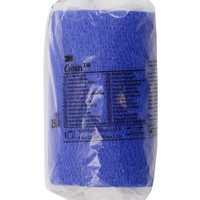Cohesive Bandage 3M™ Coban™ 4 Inch x 5 Yard Self-Adherent Closure Blue NonSterile Standard Compression 1584B Pack of 1 1584B 3M™ Coban™ 176494_EA