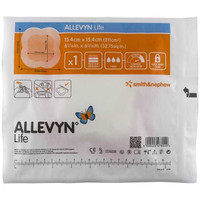Silicone Foam Dressing Allevyn Life 6.06 X 6.06 Inch Quadrilobe Adhesive with Border Sterile 66801069 Each/1 UNITED / SMITH & NEPHEW 834487_EA
