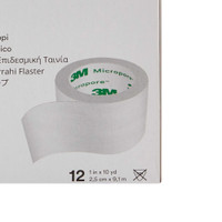 Medical Tape 3M Micropore Skin Friendly Paper 1 Inch X 10 Yard NonSterile 1530-1 Case/120 1530-1 3M 5767_CS