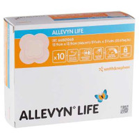 Silicone Foam Dressing Allevyn Life 5-3/4 X 5-3/4 Inch Quadrilobe Adhesive with Border Sterile 66801068 Case/50 66801068 UNITED / SMITH & NEPHEW 834485_CS