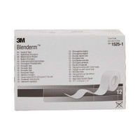 Medical Tape 3M Blenderm Waterproof Plastic 1 Inch X 5 Yard NonSterile 1525-1 Box/12 1525-1 3M 5758_BX