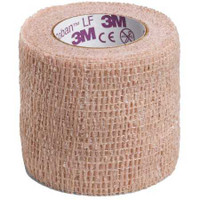 Cohesive Bandage 3M Coban LF 2 Inch X 5 Yard Standard Compression Self-adherent Closure Tan NonSterile 2082 Case/36 2082 3M 388423_CS