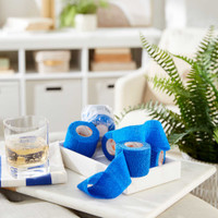 Cohesive Bandage 3M™ Coban™ 2 Inch x 5 Yard Self-Adherent Closure Blue NonSterile Standard Compression 1582B Case of 36 1582B 3M™ Coban™ 222002_CS