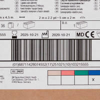 Cohesive Bandage 3M™ Coban™ 2 Inch x 5 Yard Self-Adherent Closure Blue NonSterile Standard Compression 1582B Case of 36 1582B 3M™ Coban™ 222002_CS